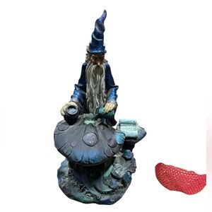 Mushroom wizard figurine